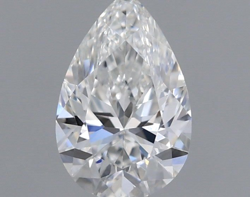 0.42 carat F-VS2 Natūralus Pear Deimantas (1)