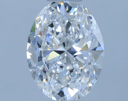0.5 carat D-VVS2 Natūralus Oval Deimantas (1)