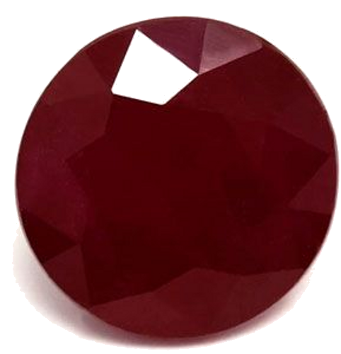 2.35 carat RED Round Rubinas (1)