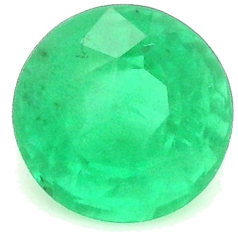 0.46 carat GREEN Round Smaragdas (1)