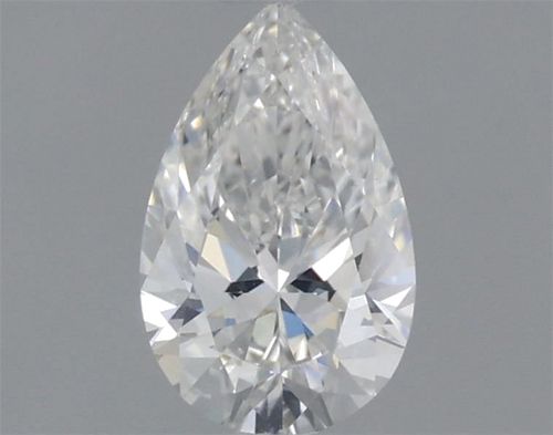 0.6 carat G-SI1 Natūralus Pear Deimantas (1)