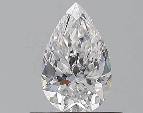 0.51 carat D-VVS2 Natūralus Pear Deimantas (1)