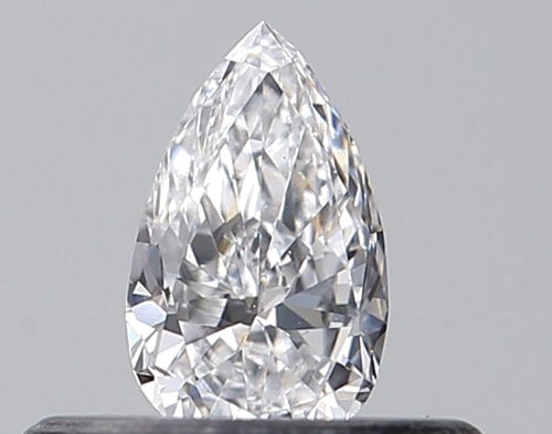 0.23 carat D-VS2 Natūralus Pear Deimantas (1)
