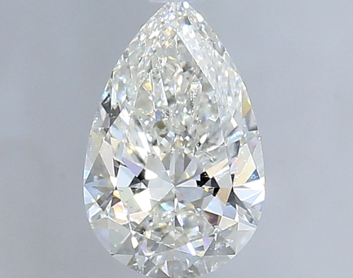 0.9 carat H-SI2 Natūralus Pear Deimantas (1)