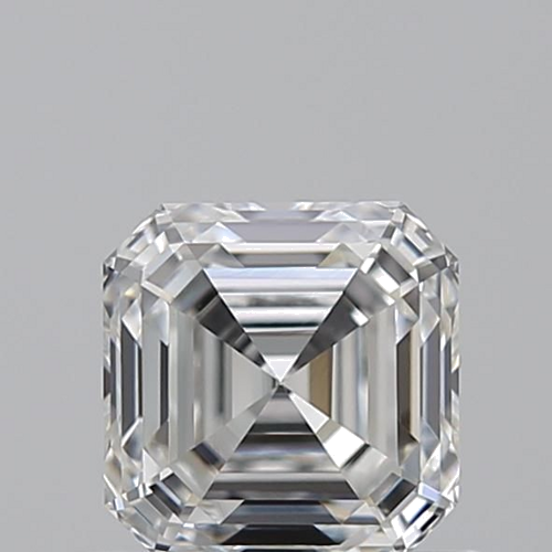 0.71 carat F-VVS2 Natūralus Asscher Deimantas (1)
