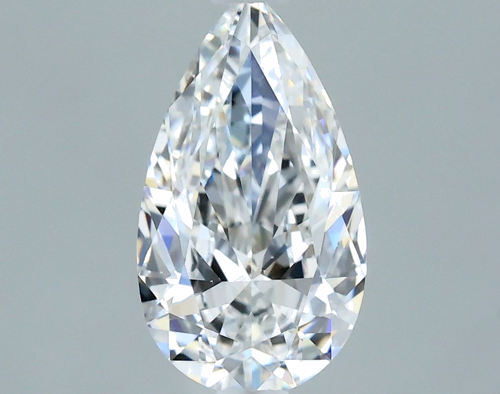 0.7 carat D-VS1 Natūralus Pear Deimantas (1)