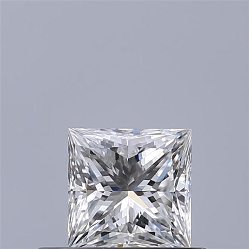 0.41 carat E-VVS2 Natūralus Princess Deimantas (1)