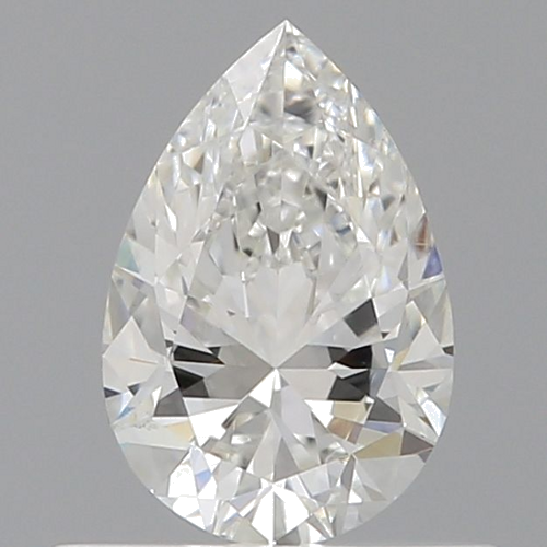 0.5 carat H-VS2 Natūralus Pear Deimantas (1)