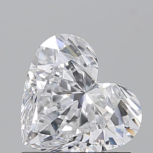 1.01 carat D-VVS1 Natūralus Heart Deimantas (1)