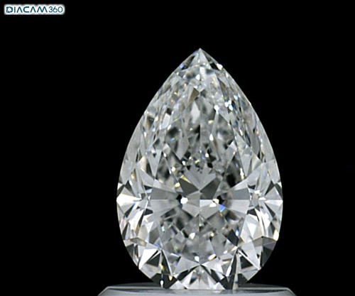 1.01 carat D-IF Natūralus Pear Deimantas (1)