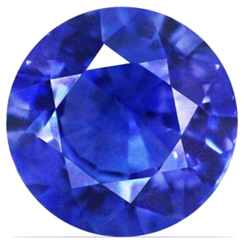 0.56 carat BLUE Round Safyras (1)