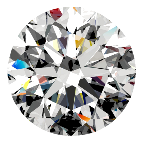 0.4 carat J-VS2 Very Good cut Natūralus Round Deimantas (1)