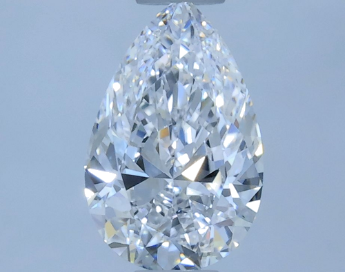0.41 carat D-VVS1 Natūralus Pear Deimantas (1)
