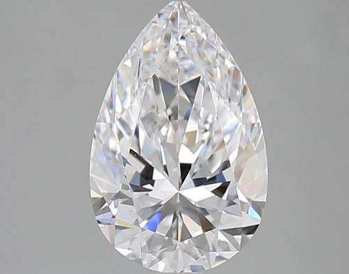 2.01 carat D-VVS2 Natūralus Pear Deimantas (1)