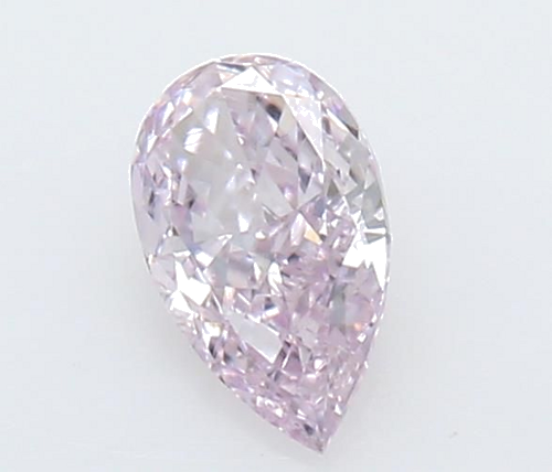 0.23 carat Light Pink-SI2 Natūralus Pear Deimantas (1)