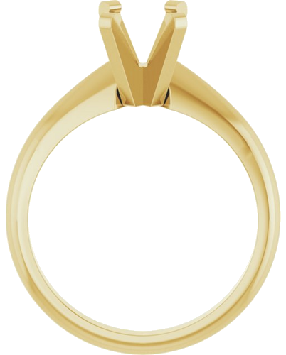 Sužadėtuvių Žiedas „Heavyweight Solitaire“ 14k yellow gold Emerald 6.5mm x 5mm (2)