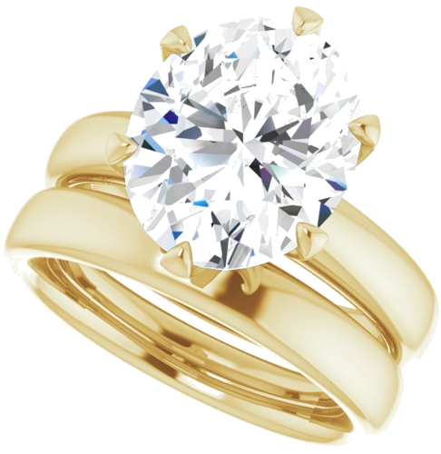 Sužadėtuvių Žiedas „Solstice Solitaire®“ 14k yellow gold Oval 12mm x 10mm (10)