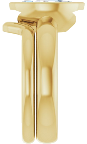 Sužadėtuvių Žiedas „Bezel-Set Solitaire“ 14k yellow gold Marquise 11mm x 5.5mm (9)