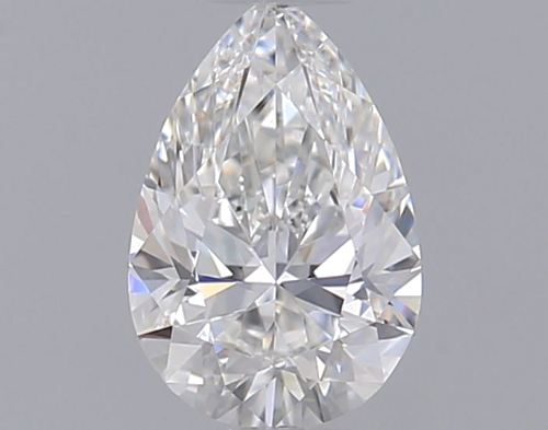 0.35 carat F-VVS1 Natūralus Pear Deimantas (1)