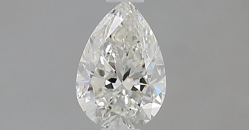 0.51 carat I-VVS1 Natūralus Pear Deimantas (1)
