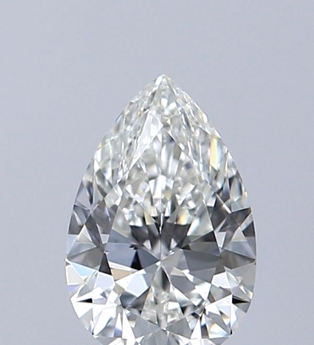 0.6 carat H-VVS1 Natūralus Pear Deimantas (1)