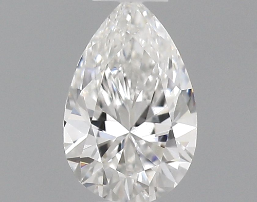 0.24 carat F-VVS2 Natūralus Pear Deimantas (1)