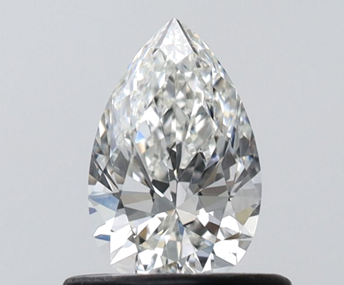 0.51 carat H-VS1 Natūralus Pear Deimantas (1)