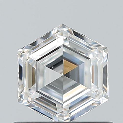 0.55 carat E-VS2 Natūralus Hexagonal Deimantas (1)