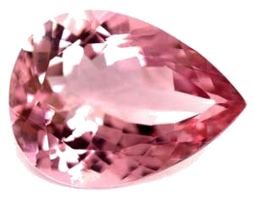 3.65 carat PINK Pear Tourmaline (1)
