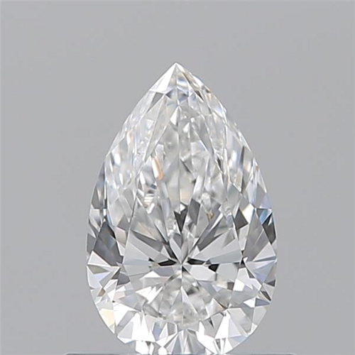 0.7 carat F-VVS2 Natūralus Pear Deimantas (1)