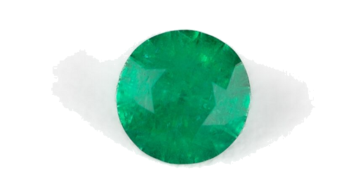 0.34 carat GREEN Round Smaragdas (1)