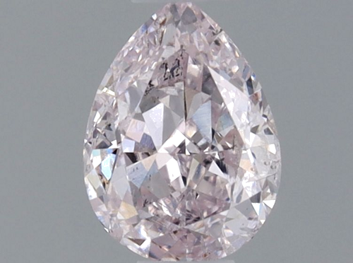 0.32 carat Light Pink-SI2 Natūralus Pear Deimantas (1)