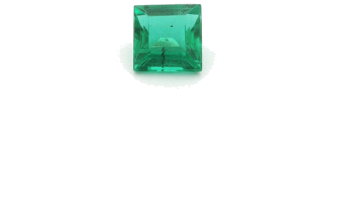0.43 carat GREEN STEP cut Square Smaragdas (1)