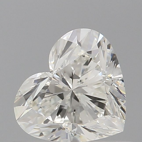0.61 carat H-VVS1 Natūralus Heart Deimantas (1)