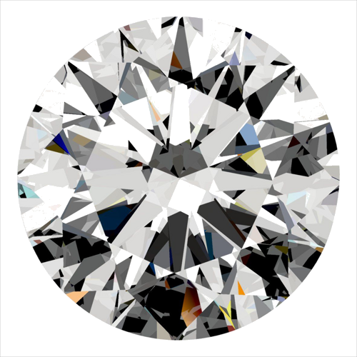 0.3 carat F-SI2 Excellent cut Natūralus Round Deimantas (1)