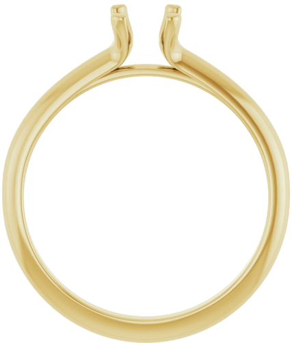 Sužadėtuvių Žiedas „Solitaire“ 585 Geltonojo Aukso Oval 7mm x 5mm (2)