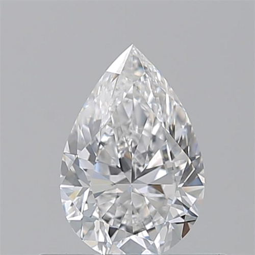 0.53 carat E-VVS2 Natūralus Pear Deimantas (1)