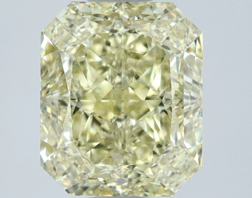 2.01 carat Fancy Light Yellow-VS2 Natūralus Radiant Deimantas (1)