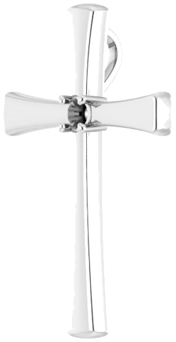 Sterling Silver  2.75 mm Round Pendant Mounting (2)