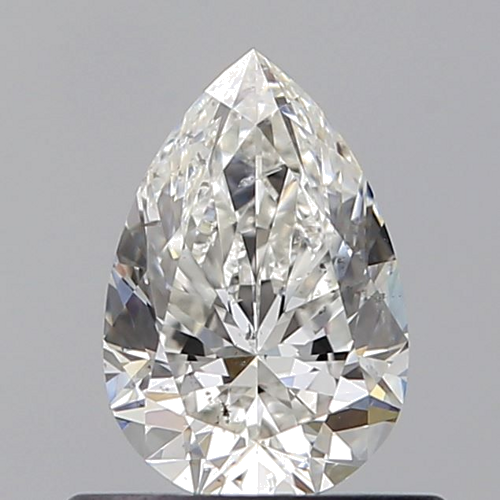 0.6 carat G-SI2 Natūralus Pear Deimantas (1)