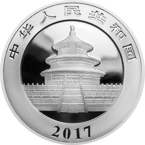 2017 Panda China 10 Yuan 30 g silver coin (2)