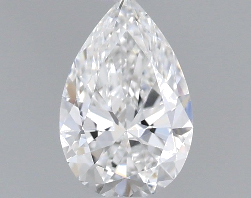0.4 carat E-VS1 Natūralus Pear Deimantas (1)