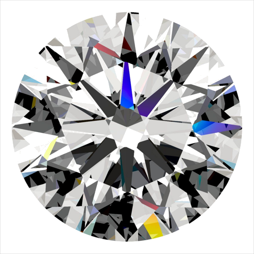 0.3 carat F-VVS1 Excellent cut Natūralus Round Deimantas (1)