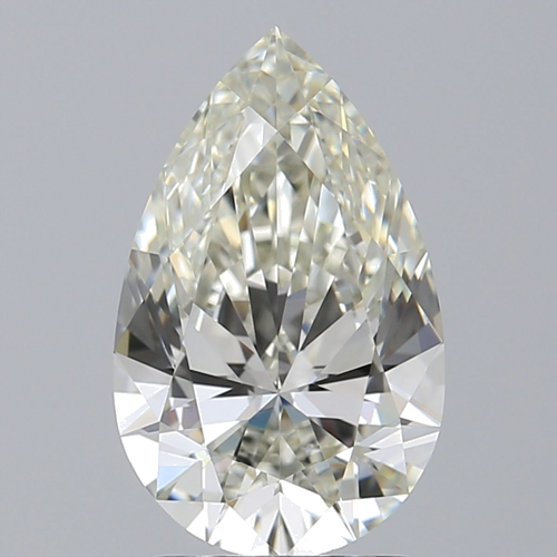 2.02 carat K-VVS2 Natūralus Pear Deimantas (1)