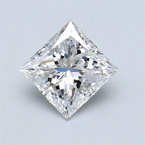 0.6 carat D-IF Natūralus Princess Deimantas (1)