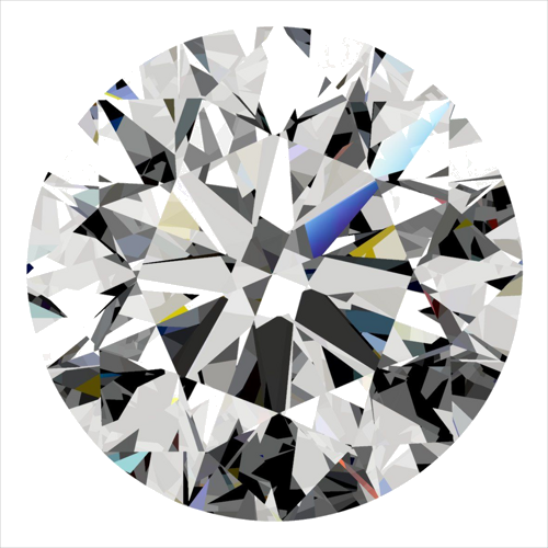 0.3 carat H-SI2 Excellent cut Natūralus Round Deimantas (1)