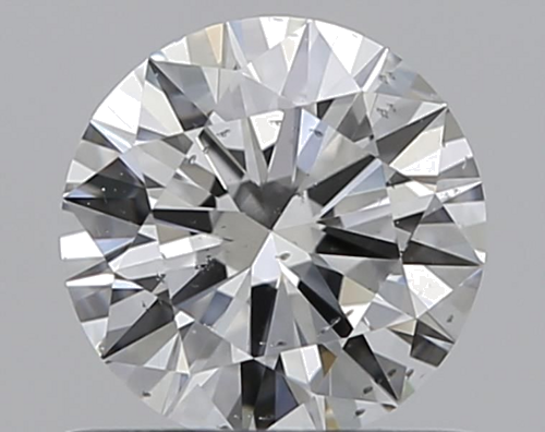0.6 carat F-SI2 Excellent cut Natūralus Round Deimantas (1)
