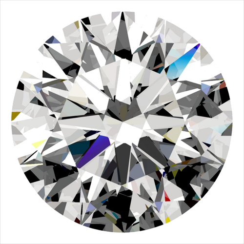 0.34 carat H-VVS2 Excellent cut Natūralus Round Deimantas (1)