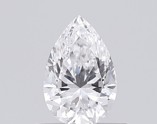 0.6 carat D-VS1 Natūralus Pear Deimantas (1)