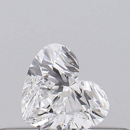 0.18 carat F-VVS1 Natūralus Heart Deimantas (1)